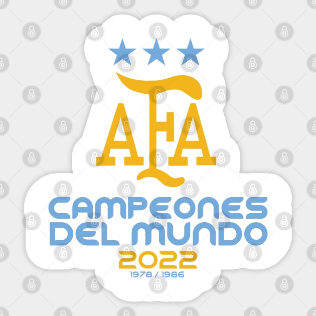 Argentina - World Champions 2022 Sticker by Nagorniak